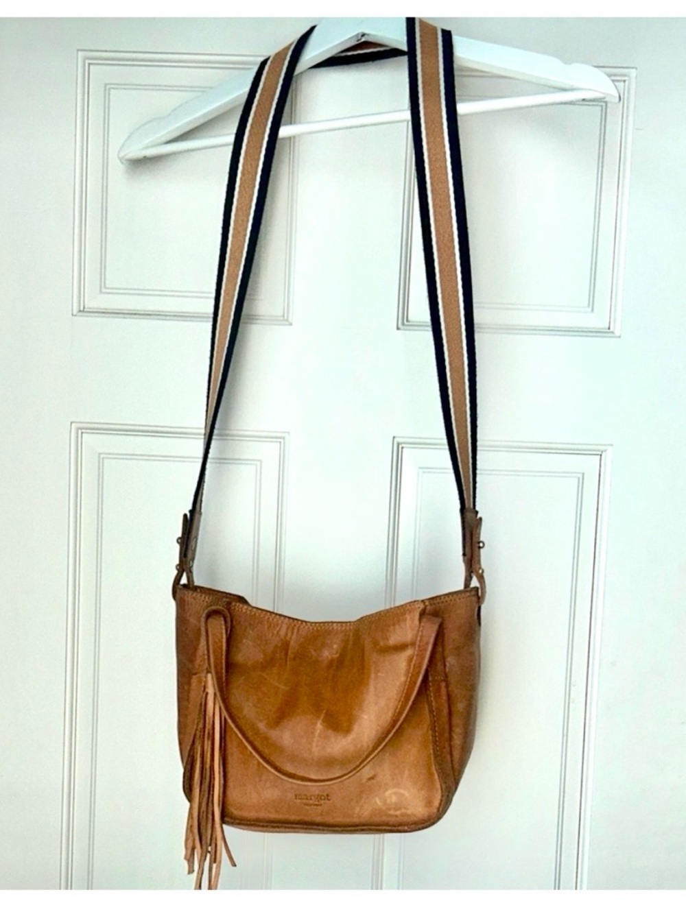 100% real Leather Crossbody Bag